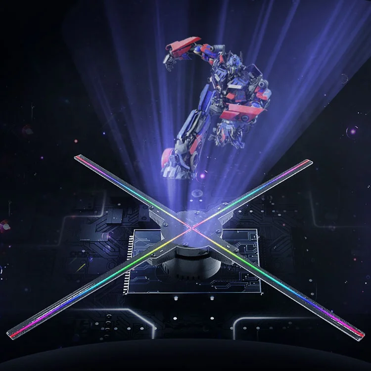 3d 360 holographic display machine large led hologram advertising fan device