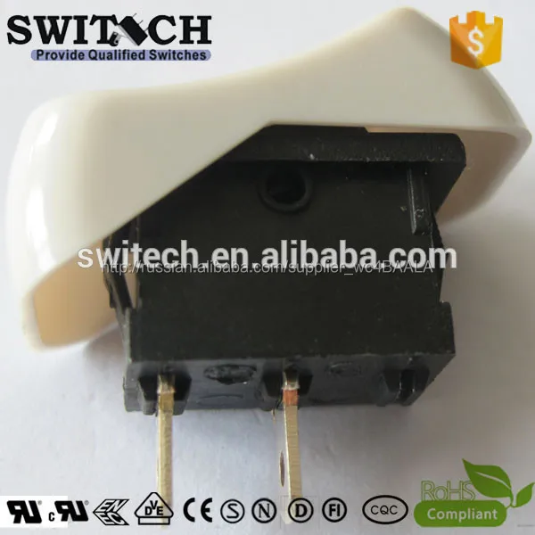 16A 250 VAC white changeover switch