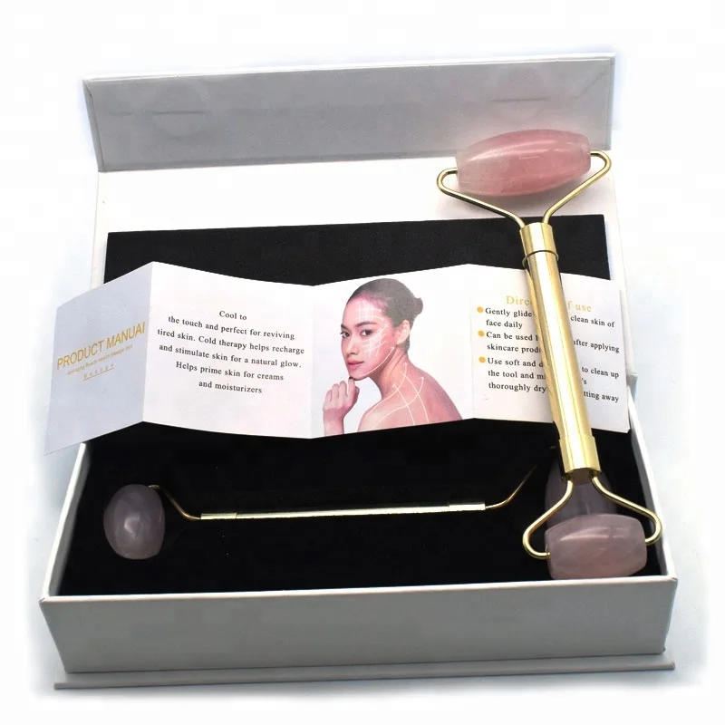 100% natural amethyst face lifting massage jade roller for sale