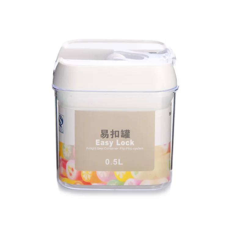 
High Quality Custom Made Small Square Type Airtight Food Plastic Boxes Storage With Lid 