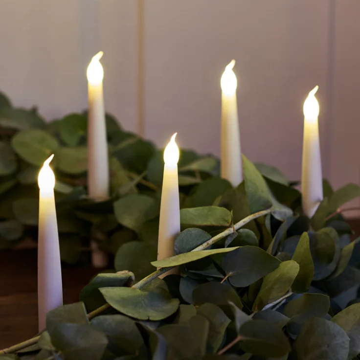 NEW Europe Style Christmas tree candle LED clip candle light with remote