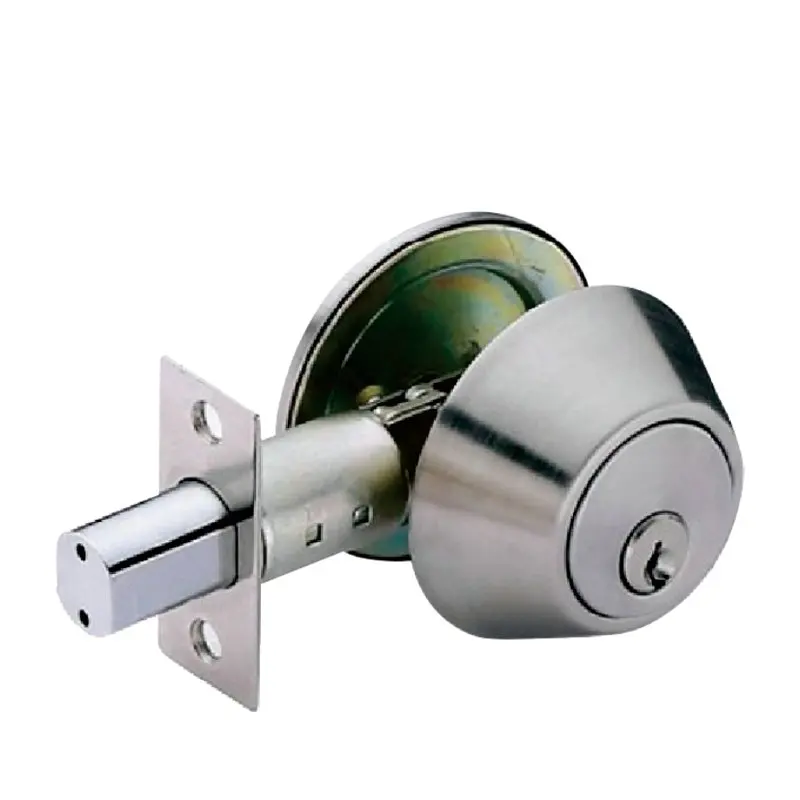 D102  double open key brass lock cylinder Tubular deadbolt door lock