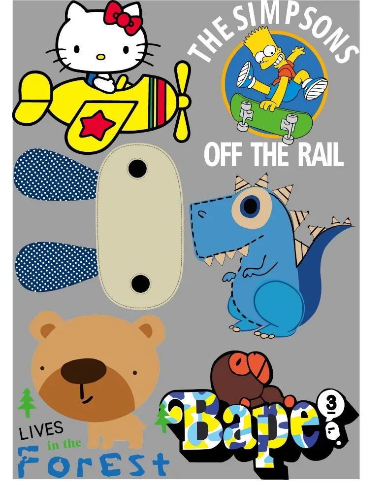 yiwu gillian Factory Direct heat transfer printing paper plastisol heat transfer rappers