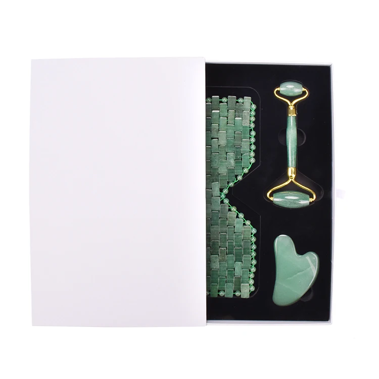 2021 new products aventurine sleeping eye mask with obsidian / blue sodalite / white quartz crystals healing stones material