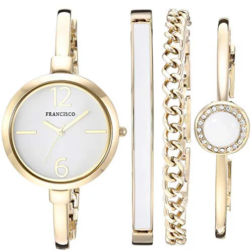 
Custom logo fashion casual rose gold ladies gift watch set oem luxury jewelry bracelet wrist women watches 