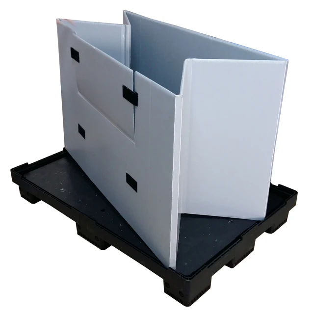plastic Industrial Collapsible Pallet bin Folding plastic container crate