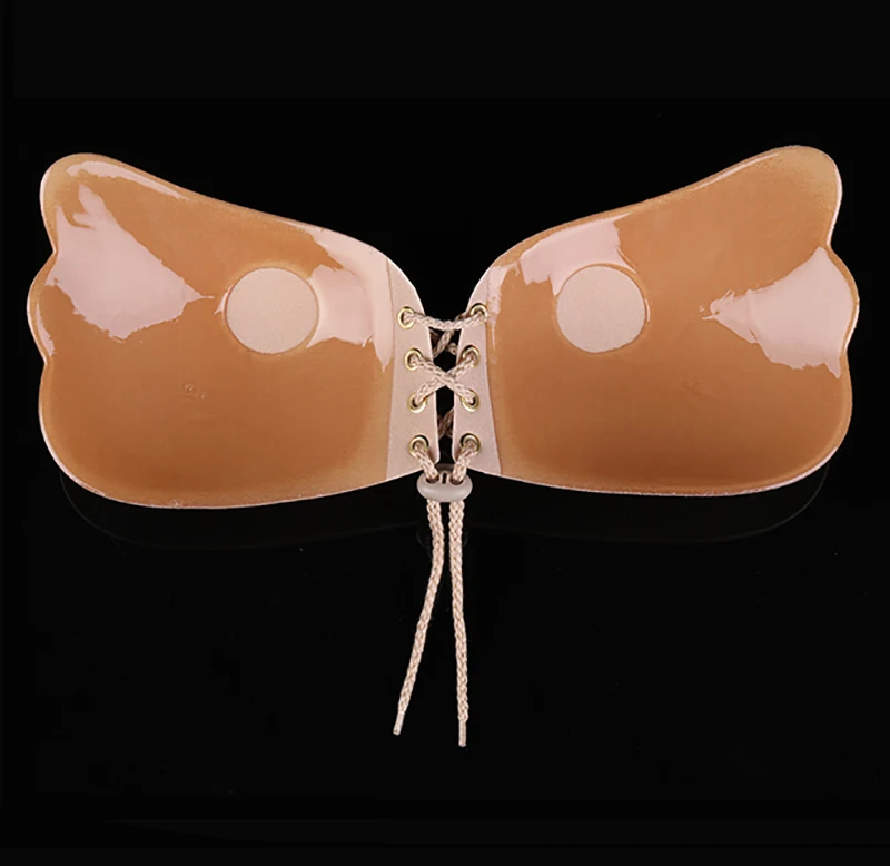 Backless strapless silicone breast lift bra self adhesive Invisible high quality silicone bra