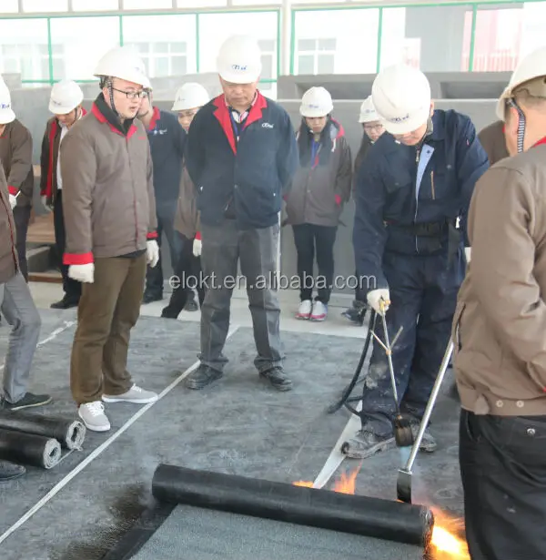 Нагревательный фонарь на битуминовой эластомерной водонепроницаемой кровельной мембране