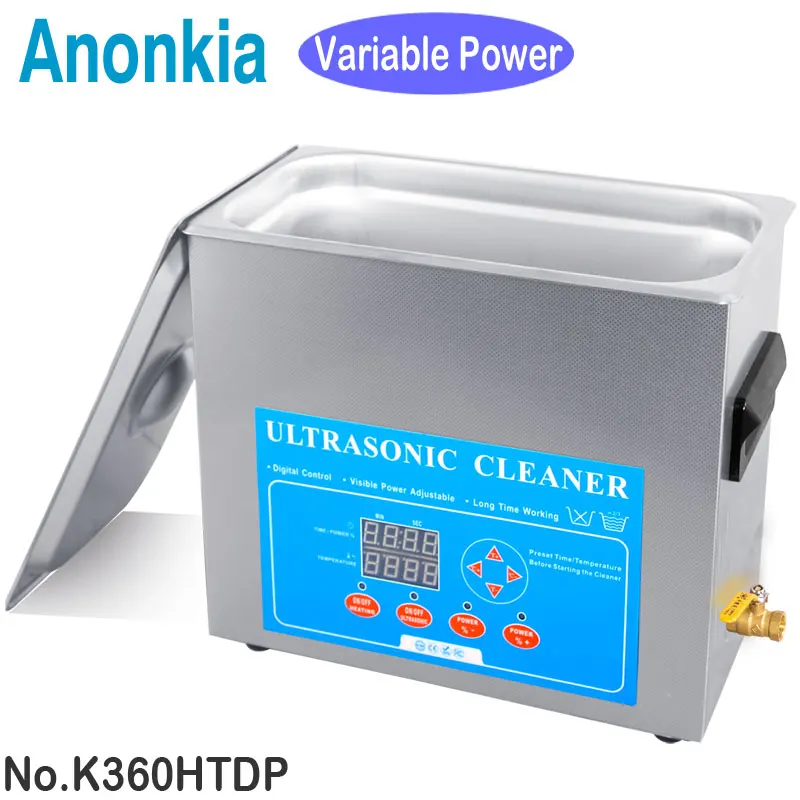 
6L Power Adjustable Digital Heated Lab Ultrasonic Bath Sonicator 