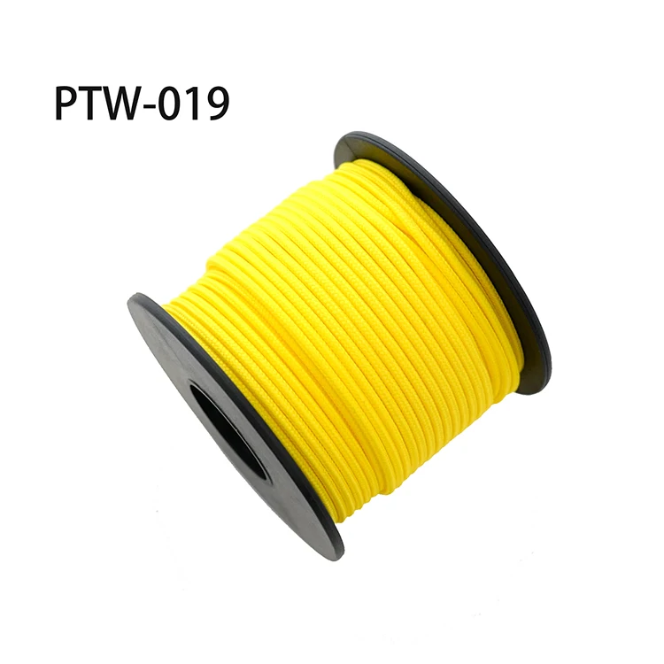 YOUGLE  100 feet Mil Spec Type I 3 Strand Core Outdoor Survival Parachute Paracord  Cord Lanyard Rope 2mm Diameter Cord Spool