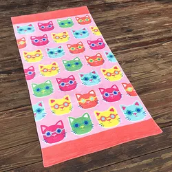 Stock Beach Towels Cheap Price 70% Off Japanese Order High Quality 100 Cotton Velour 60x120 Cm Gift Sports Woven Square Adults