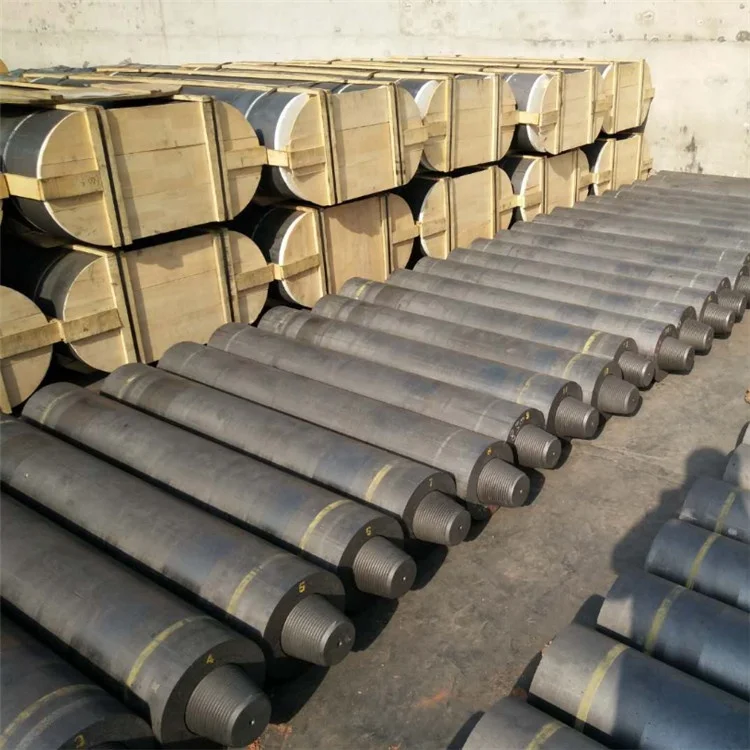 China Manufacturer High Carbon UHP/High Power/RP Graphite Electrode 100 200 300 400 500 600 700mm