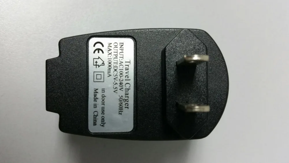 USB charger 2 ports 5V/1A US plug