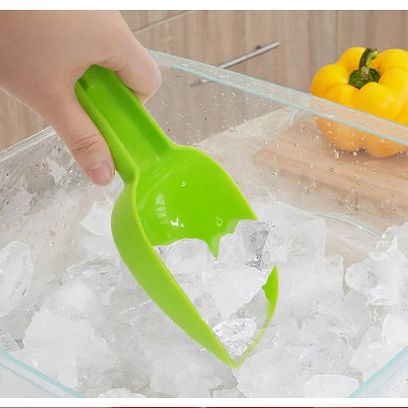 Good Quality PP Kitchen Baking Measuring Tools 3 Piece Plastic Nesting Food Measuring Scoop Set