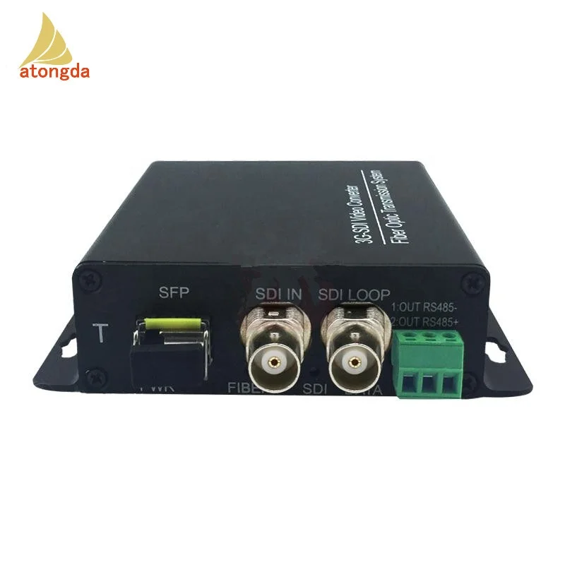 HD 3G SDI to Fiber optical Video converter 20KM fiber transmitter