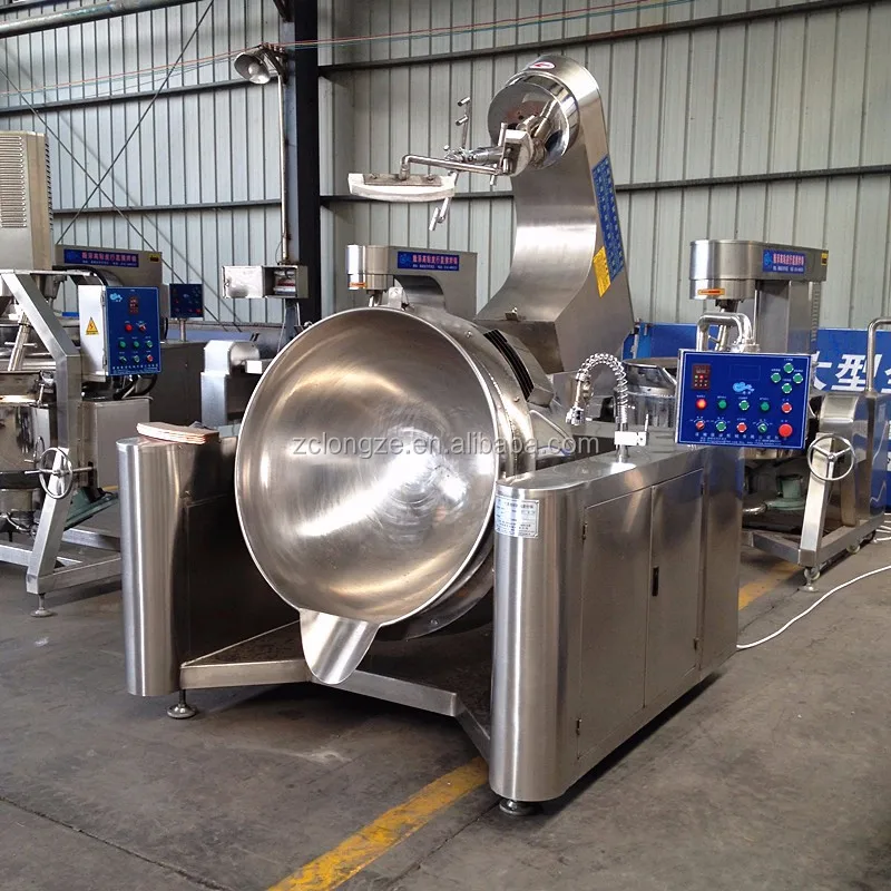 The Commercial Jacketed Cooking Kettle/agitator Electric Heating Jacketed Kettle/jacketed Kettle Steam Jacketed Pot