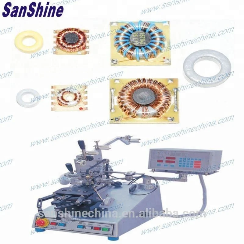Automatic EMC SMT filter toroidal winding machine(SS900B3 series wire D 0.07~0.25mm) replace JOVIL toroidal winder