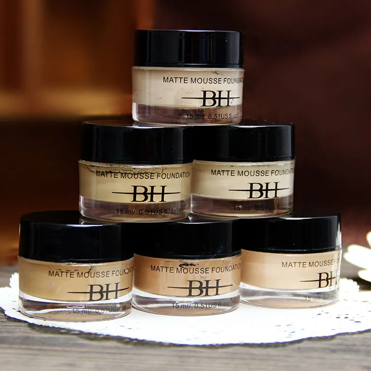 15years professional experience in cosmetic cool beauty foundation skin whitening foundation private label foundation