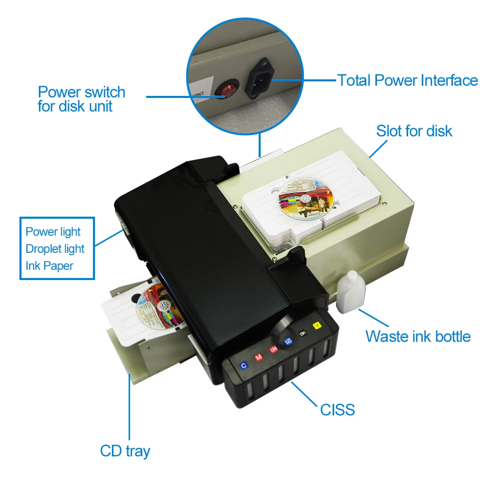 Best price cd printer digital cd dvd printing machine