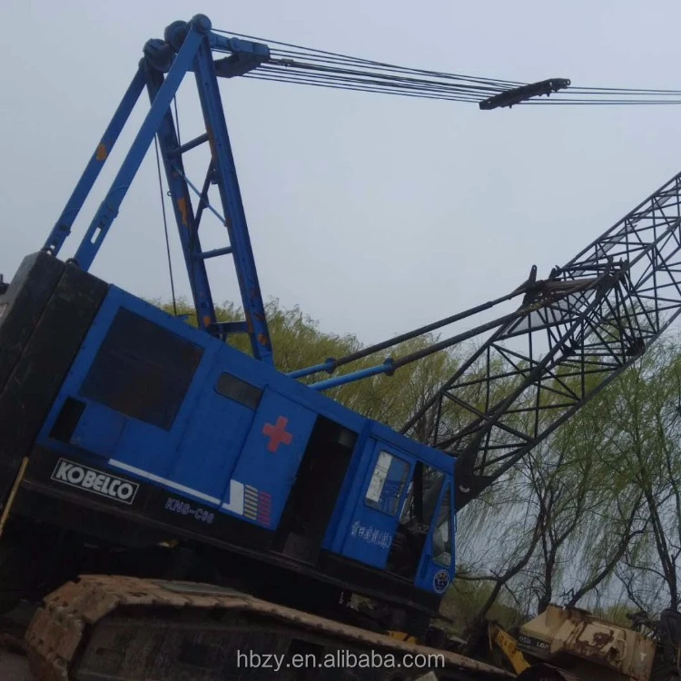 Used Kobelco crawler crane 150ton 5170, used Japan origin Kobelco crawler crane 150 ton, old/half new