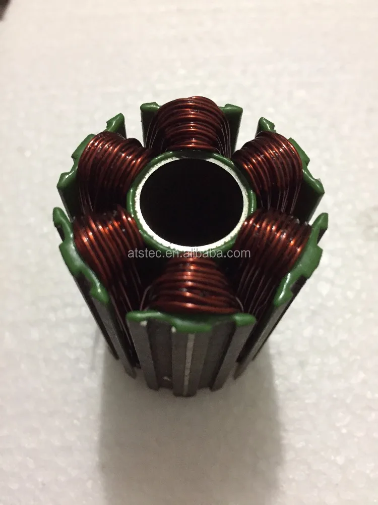 
dc motor laminated core stator 