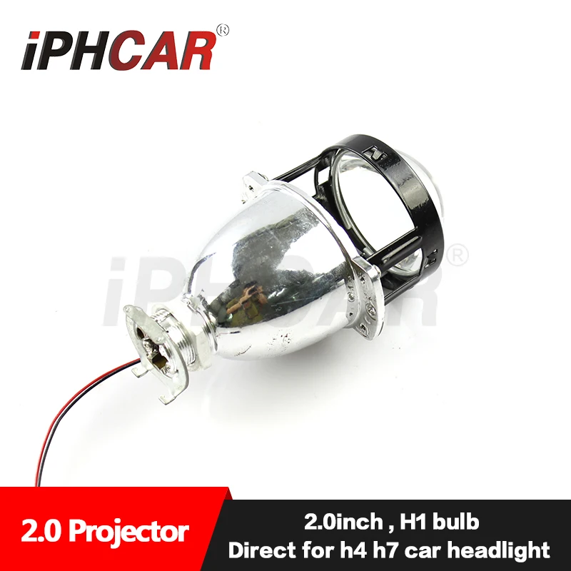 IPHCAR Hid Mini Xenon Projector 2 inch Projector H1 Auto Hid Bi Xenon Lighting