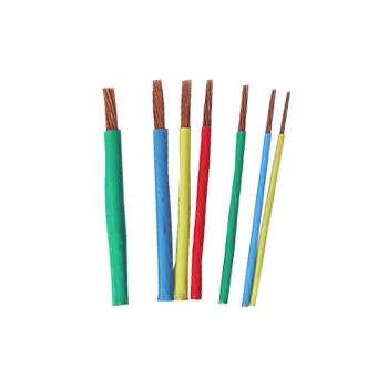 Низкое напряжение ПВХ изоляции плоский медный Электрический кабель