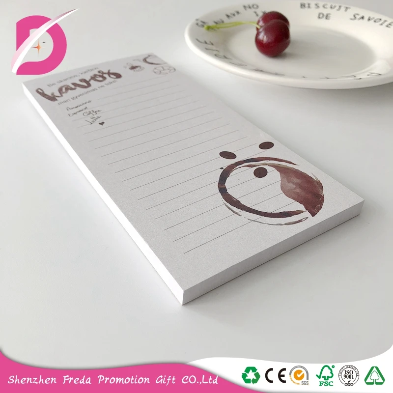 Custom EXW notepad for office stationery writing magnetic paper pad design / mini paper sticky notepad