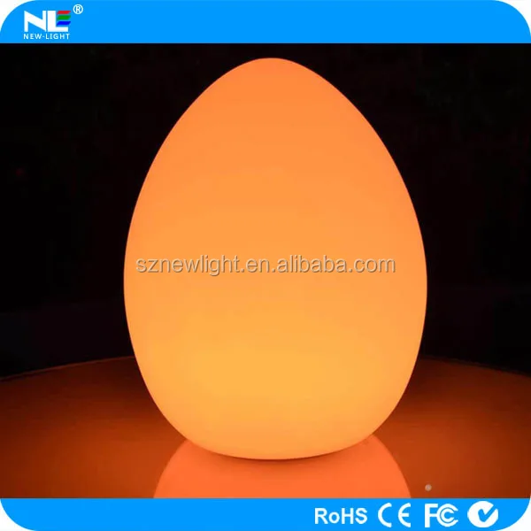 LED ball light outdoor color changing LED egg shape ball color changing mood LED light ball