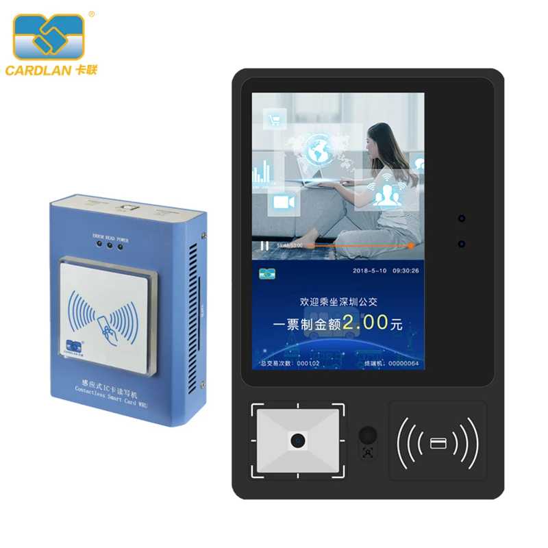 Автобусный смарт-кассовый аппарат Pos Conatctless Rfid Reader и Card Mifare терминал автобусный платежный с сим-картой