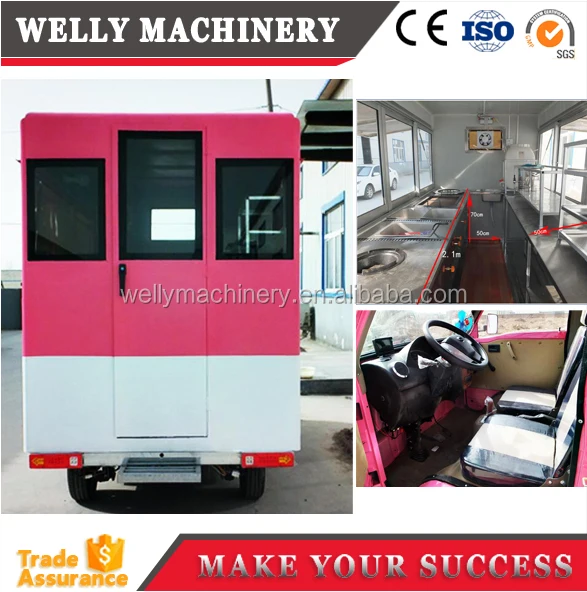 Most popular China made mobile food truck for sale