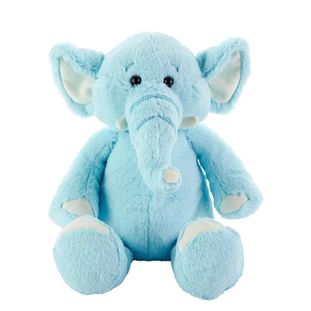 Soft toys stuffed blue elephant plush toy talking baby doll