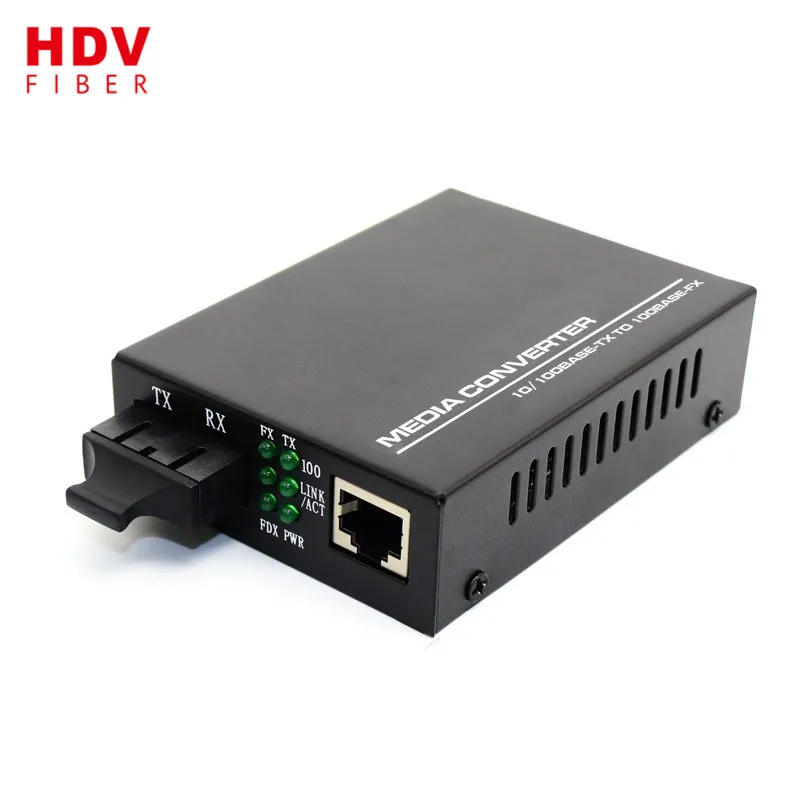 Фабрика Fast Ethernet 10/100/1000 м 20 км волоконно-оптических Media