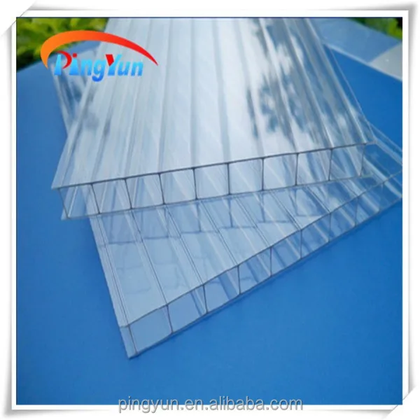 
Double Layer PC Hollow Sheet/three layers polycarbonate shees/polycarbonate roofing sheet 