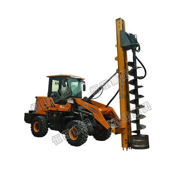 Factory direct sales Truck mounted telegraph pole digger helical pile driver