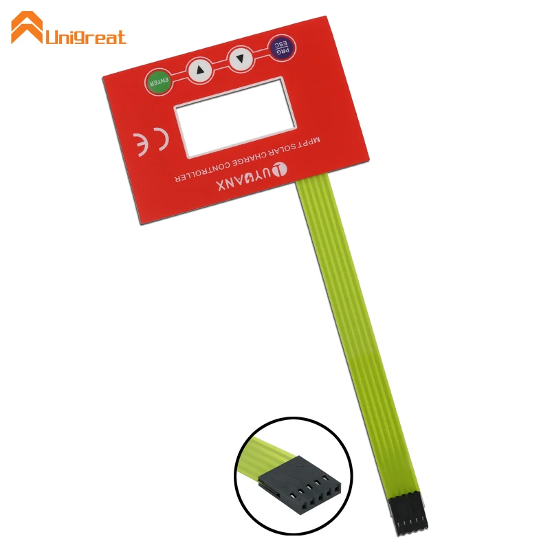 Factory price esd shielding soft touch electrical switch poly dome membrane keyboard tactile keypad for experimental facilities