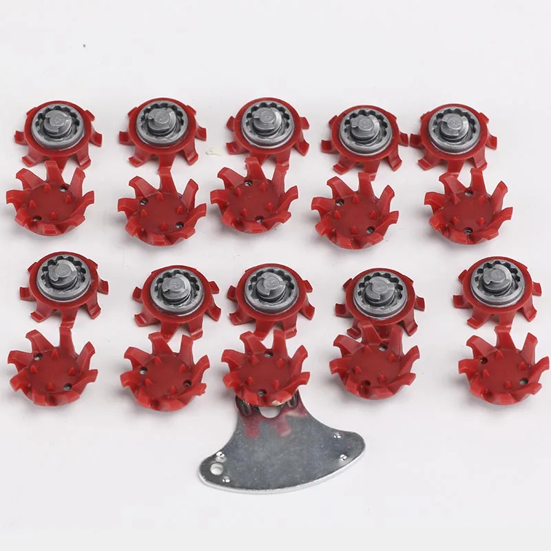 Guiote Wholesale Strongly Stinger Cleats Red Rubber Golf Shoes Cleats Spikes