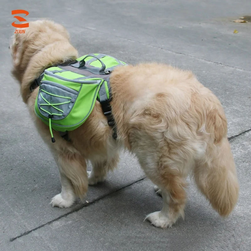 
Fashion Pet Dog Outdoor Travel Saddle Pack Saddlebag Backpack for Dogs 