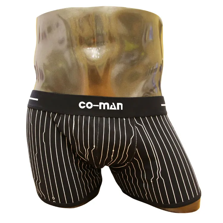 Custom 95%cotton 5%spandex sexy boxer briefs mens underwear