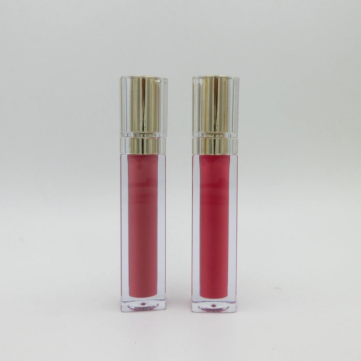 OEM Factory price 20Colors cream lip gloss organic square lip tint Liquid Lipstick gold top container private label