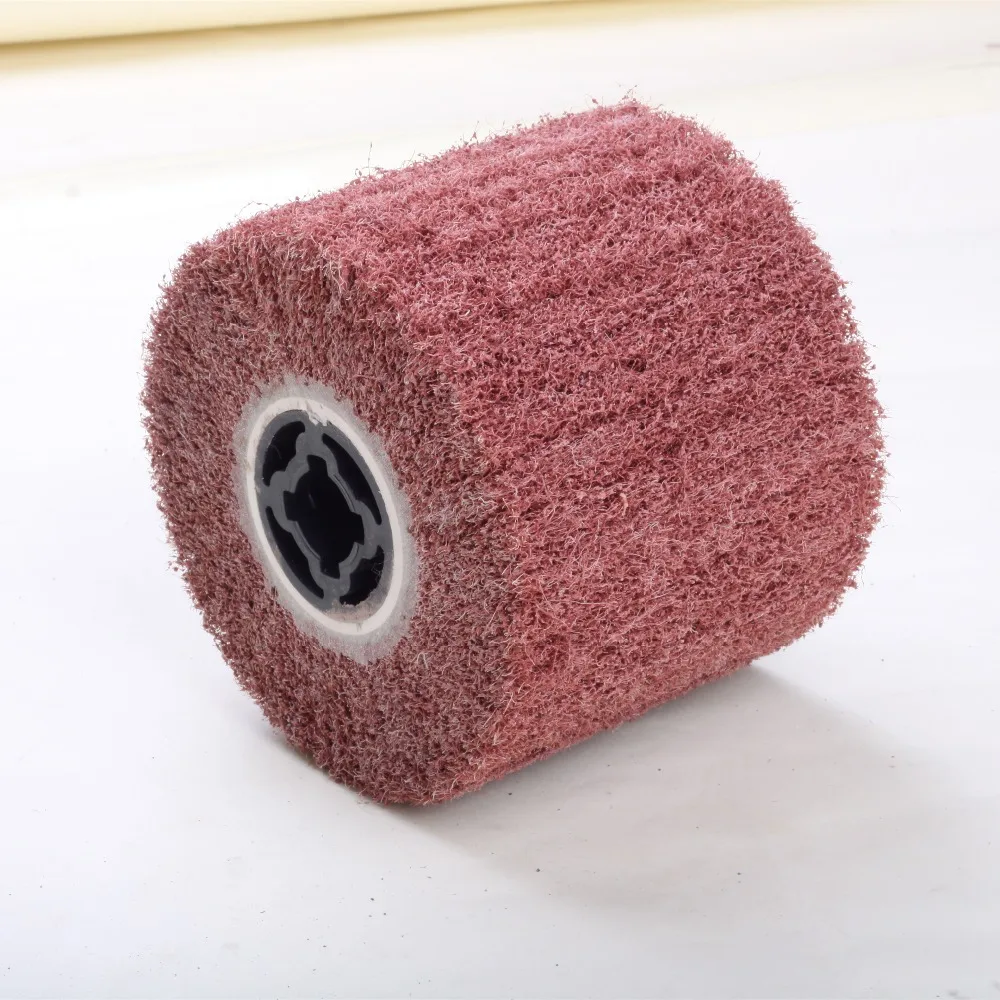 100*120mm abrasives polishing non-woven wheel drums