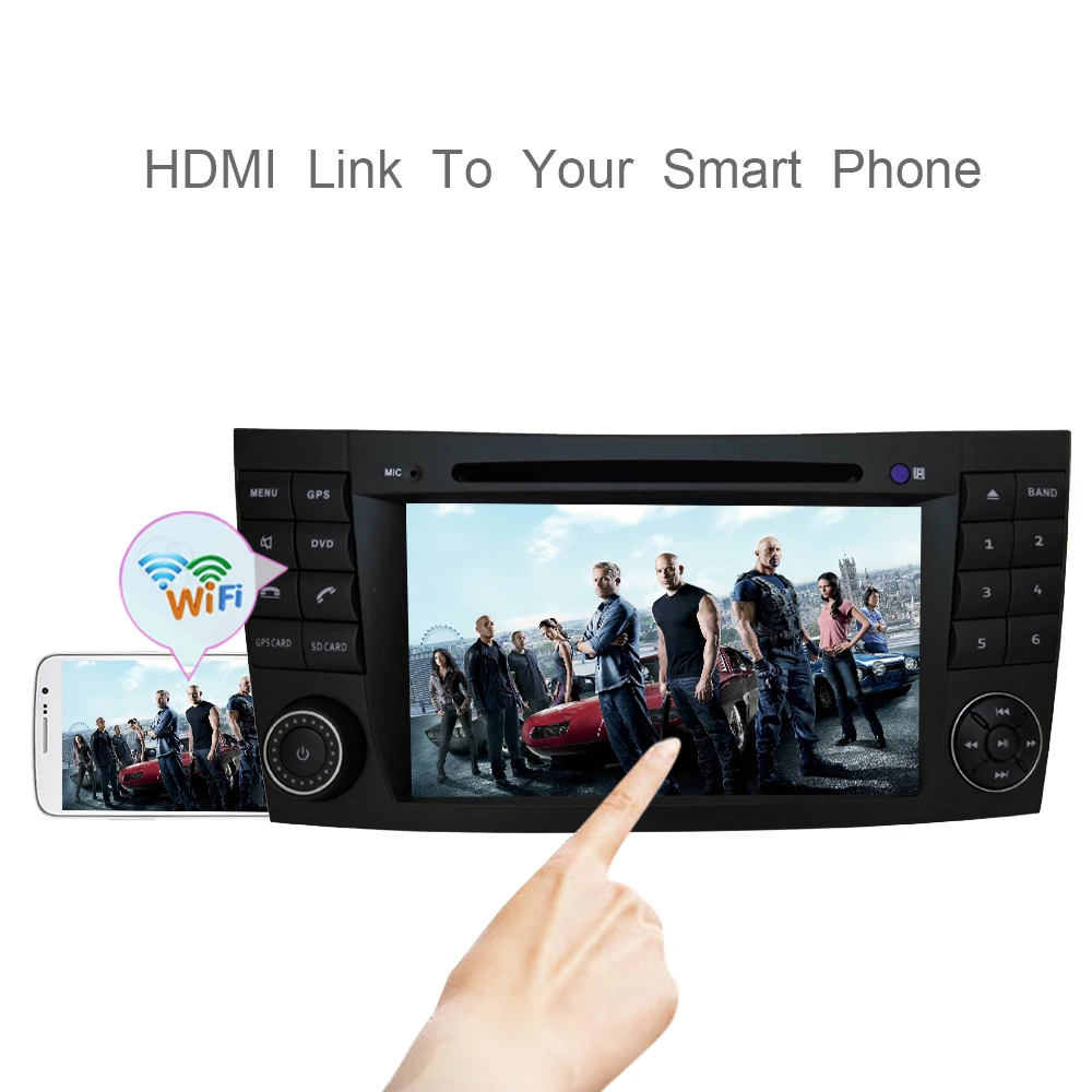 Android Touch Screen GPS Navigation Car Radio Video Car DVD Player For Mercedes-Benz CLS-W219 CLS350 CLS500 CLS55