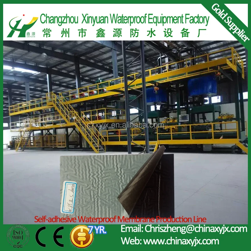 
Self-adhesive bitumen waterproofing membrane production line -- china factory direct sale 