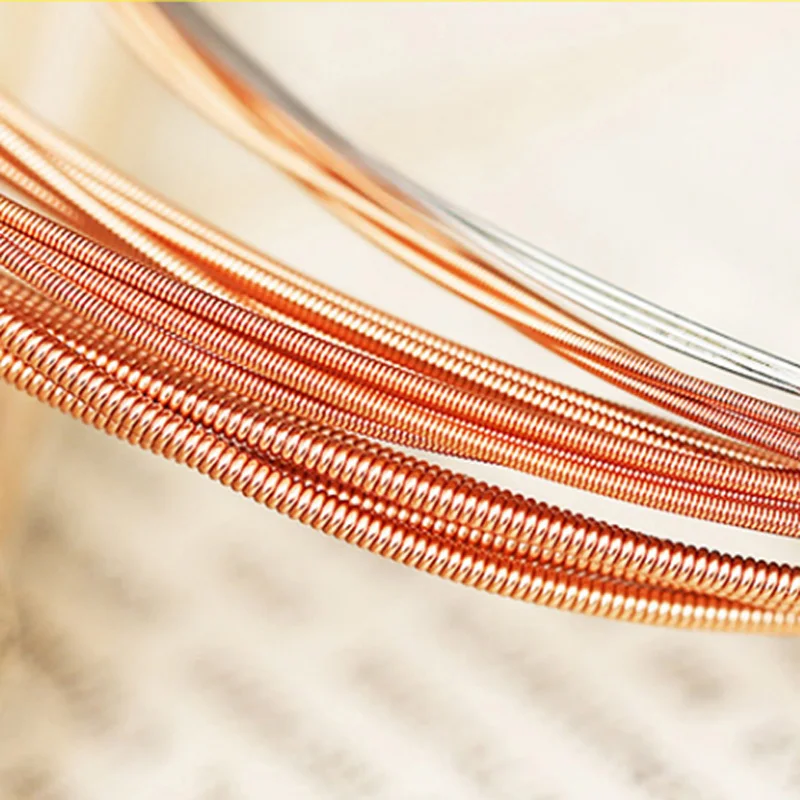 
Dadi bluk sale Phosphor Bronze Copper Color handmade Strings Acoustic Guitar Strings 