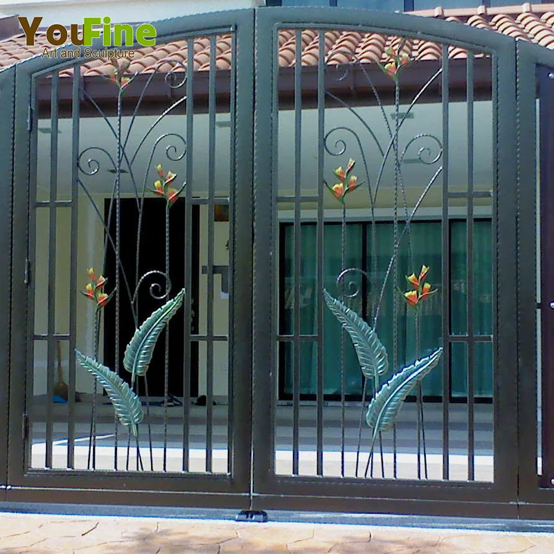 2016 Decorative Cast Garden Gates Iron Courtyard Gate
