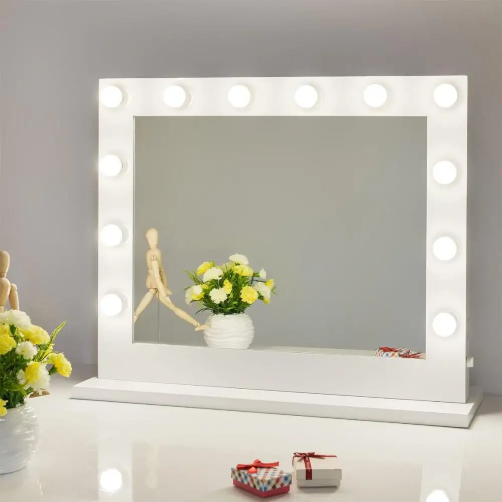 Newest style Vanity Girl Hollywood Mirror With Light Bulbs for Makeup