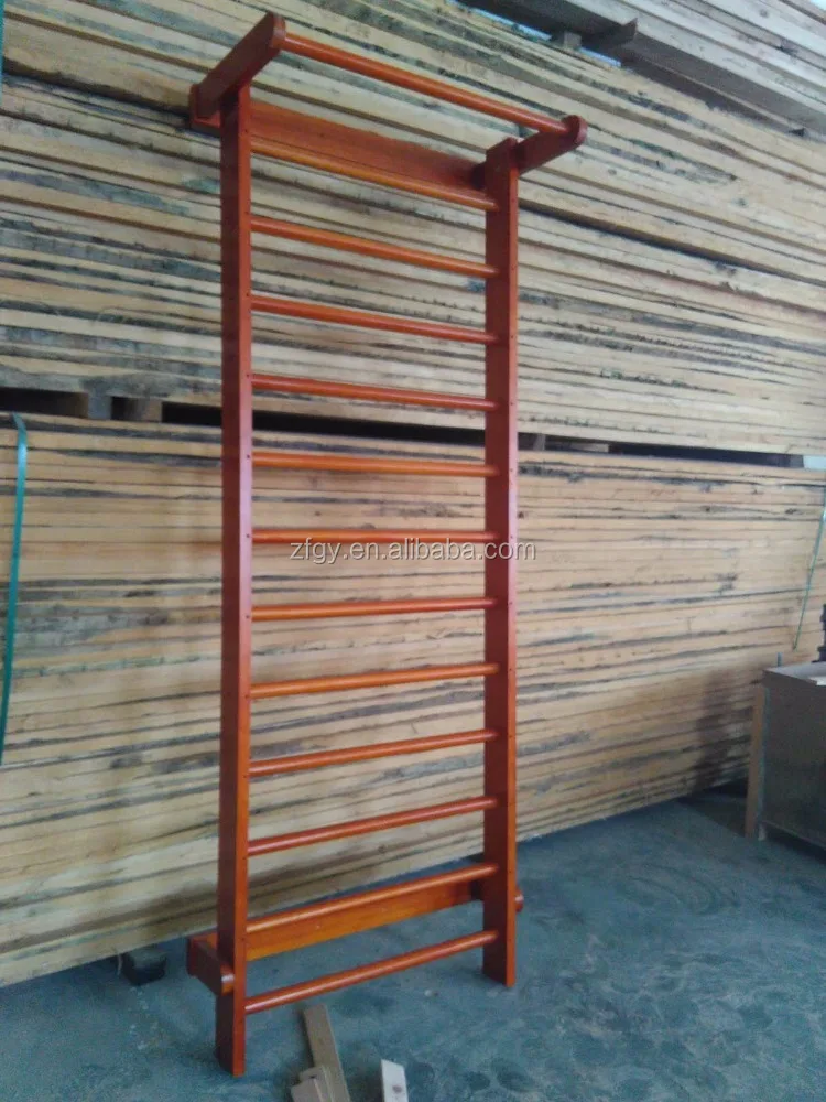 Swedish wall bars gym ladder home gym exercise