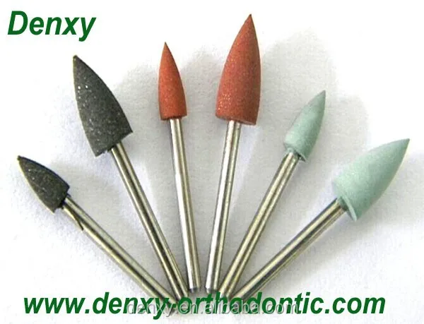 
Dental materials Silicon rubber polishing bur / dental flexible polisher burs diamond burs medical consumable 