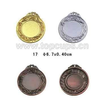 Zinc Alloy lily  Medal