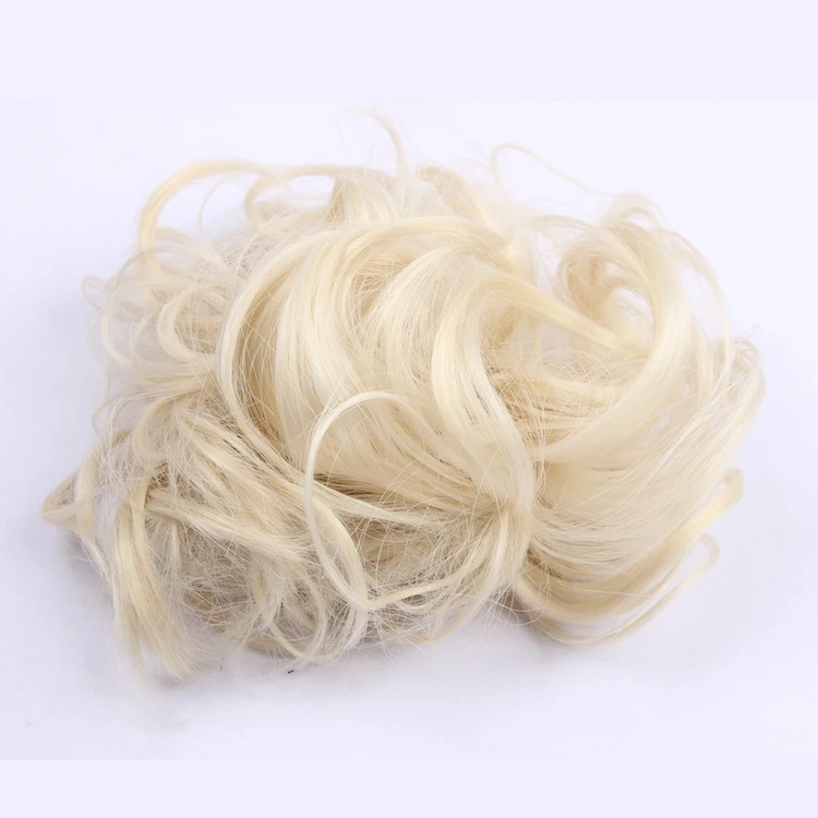 
Fashion head wear synthetic hair accessories natural chignon fake hair 